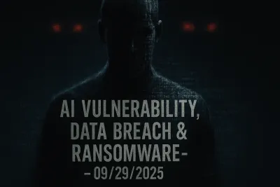 AI Vulnerability, Data Breach & Ransomware – 09/29/2025