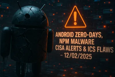 Android Zero-Days, NPM Malware, CISA Alerts & ICS Flaws – 12/02/2025