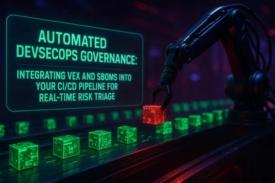 Automated DevSecOps Governance: Integrating VEX and SBOMs into Your CI/CD Pipeline for Real-Time Risk Triage