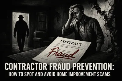 Contractor Fraud Prevention: How to Spot and Avoid Home Improvement Scams