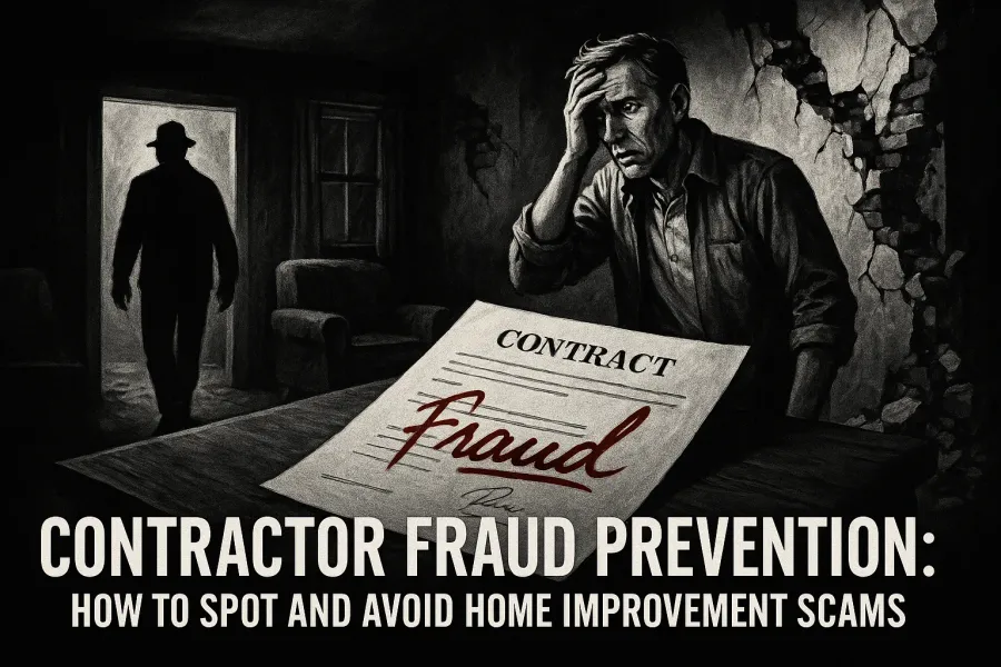 Contractor Fraud Prevention: How to Spot and Avoid Home Improvement Scams