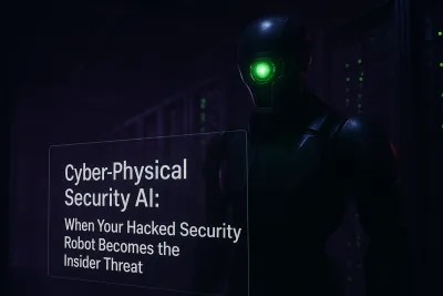 Cyber-Physical Security AI: When Your Hacked Security Robot Becomes the Insider Threat