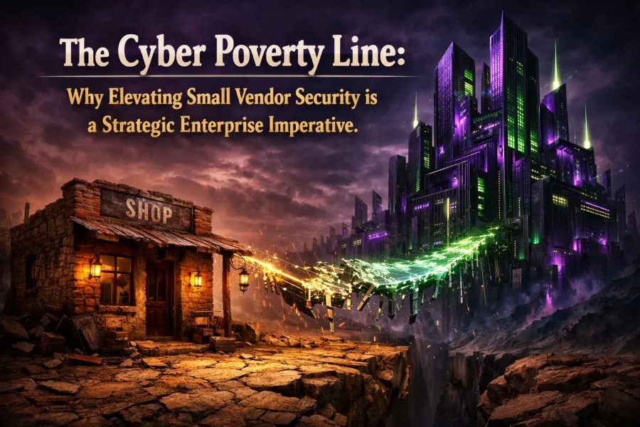 The Cyber Poverty Line: Why Elevating Small Vendor Security is a Strategic Enterprise Imperative