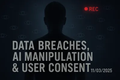 Data Breaches, AI Manipulation & User Consent – 11/03/2025