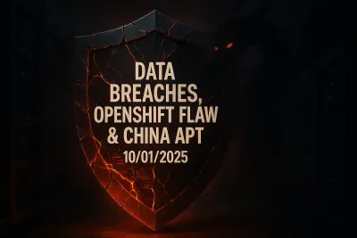 Data Breaches, OpenShift Flaw & China APT – 10/01/2025