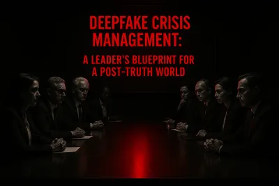 Deepfake Crisis Management: A Leader's Blueprint for a Post-Truth World