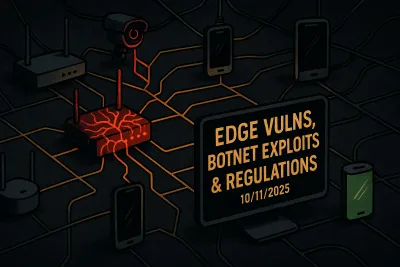 Edge Vulns, Botnet Exploits, & Regulations – 10/11/2025