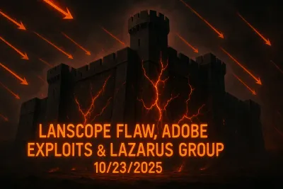 Lanscope Flaw, Adobe Exploits & Lazarus Group – 10/23/2025