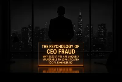 The Psychology of CEO Fraud: Why Executives Are Uniquely Vulnerable to Sophisticated Social Engineering