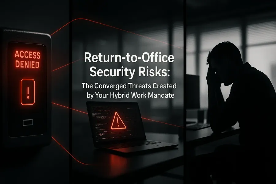 Return-to-Office Security Risks: The Converged Threats Created by Your Hybrid Work Mandate