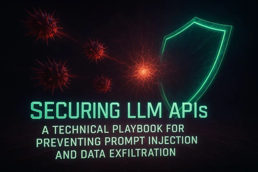 Securing LLM APIs: A Technical Playbook for Preventing Prompt Injection and Data Exfiltration