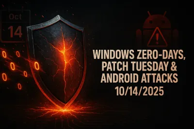 Windows Zero-Days, Patch Tuesday & Android Attacks – 10/14/2025