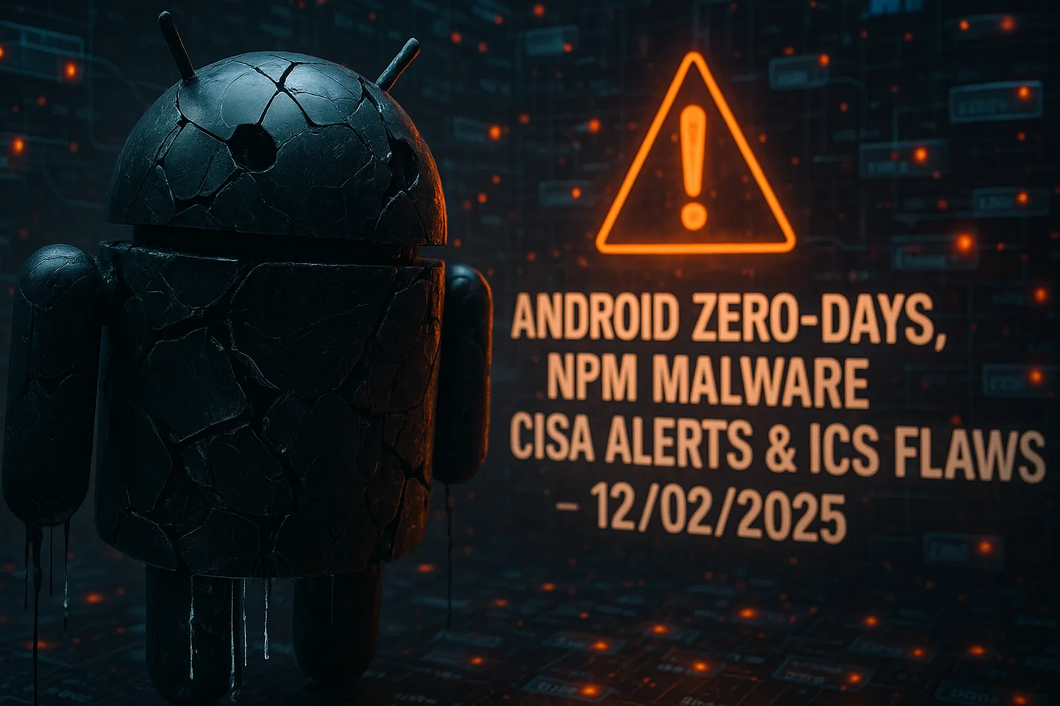Android Zero-Days, NPM Malware, CISA Alerts & ICS Flaws – 12/02/2025